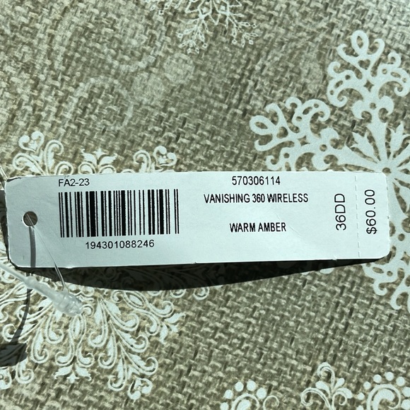 NWT Soma Vanishing bra in size 36DD beige - Picture 5 of 7